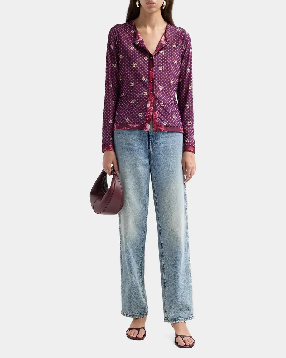 Johnny Was Caddey Floral-Print Cardigan | Thumbnail 2 Johnny Was Caddey Floral-Print Cardigan | Thumbnail 2