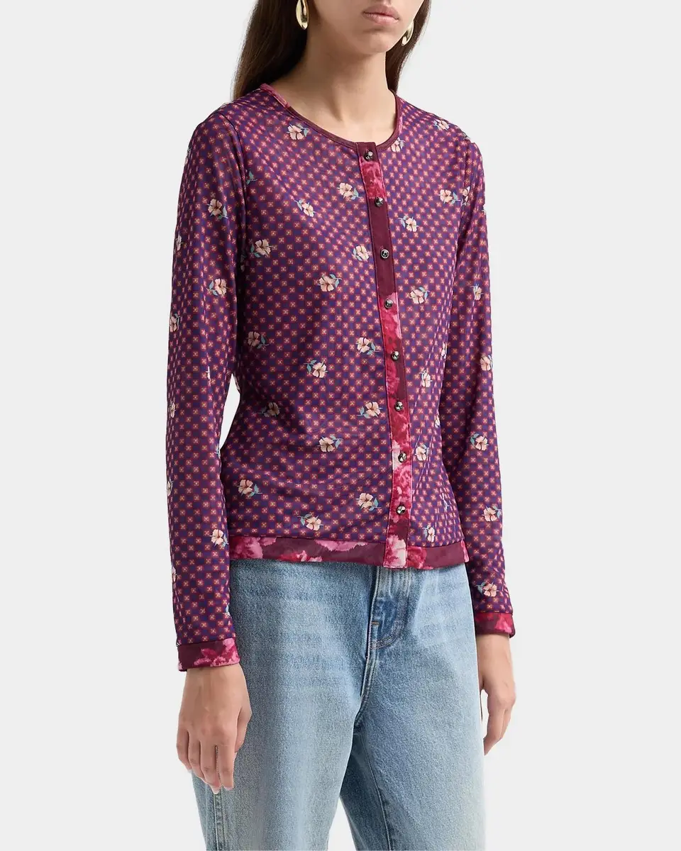 Johnny Was Caddey Floral-Print Cardigan | Thumbnail 4 Johnny Was Caddey Floral-Print Cardigan | Thumbnail 4