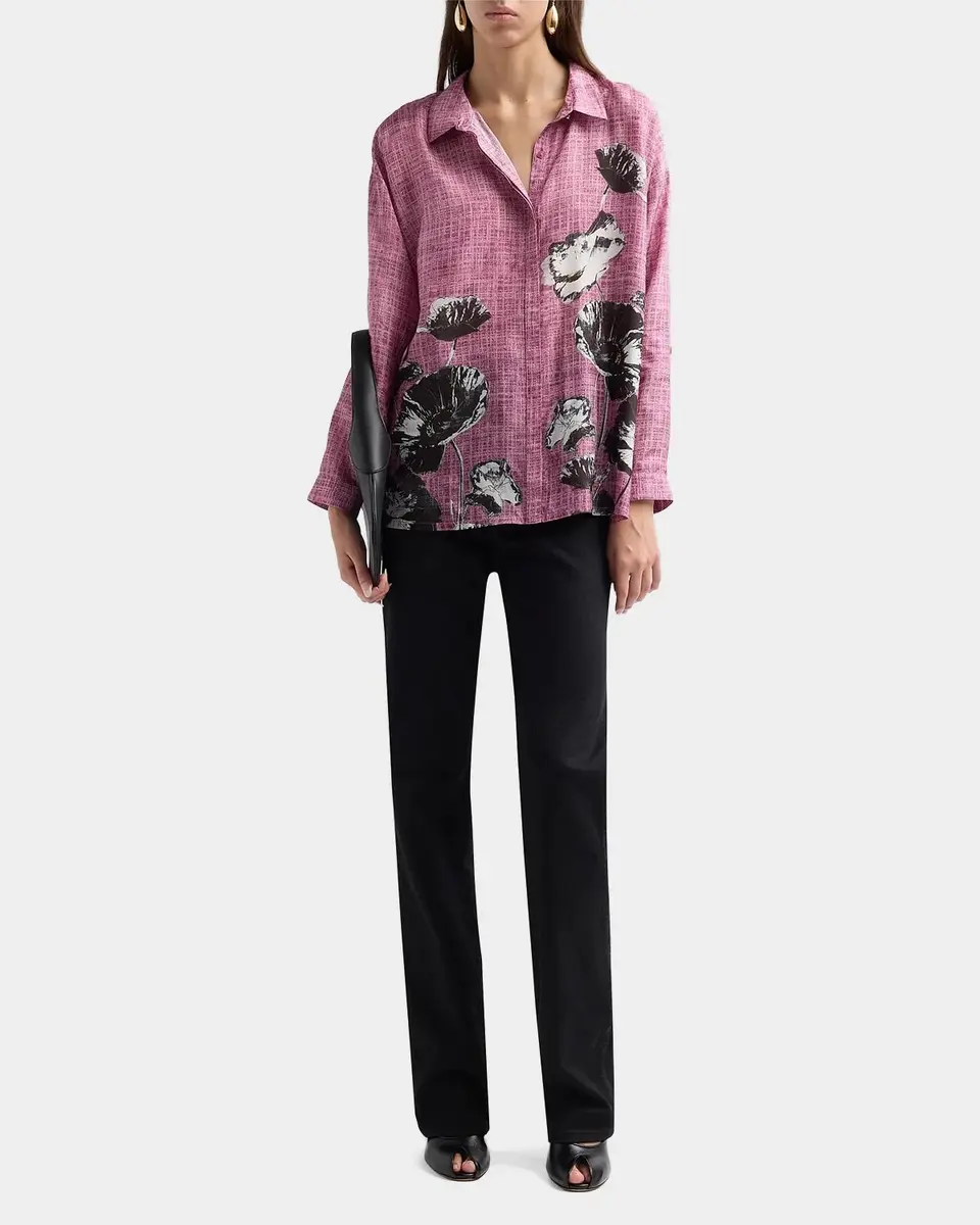 Johnny Was The Audrey Floral Silk Shirt | Thumbnail 2 Johnny Was The Audrey Floral Silk Shirt | Thumbnail 2