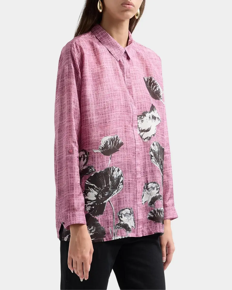 Johnny Was The Audrey Floral Silk Shirt | Thumbnail 4 Johnny Was The Audrey Floral Silk Shirt | Thumbnail 4