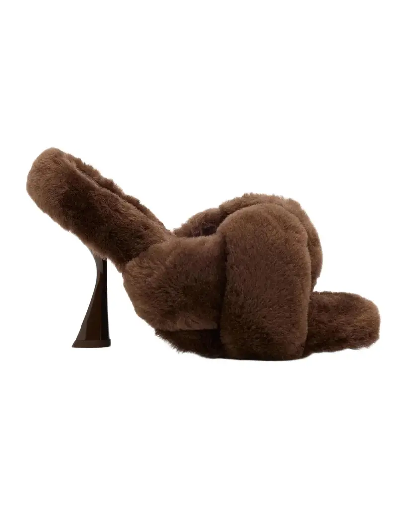 Zabelle 100MM Shearling Sandals Zabelle 100MM Shearling Sandals