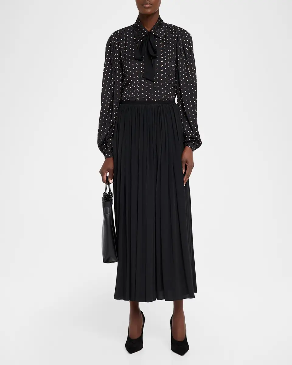 Kobi Halperin Julian Polka Dot Silk-Blend Blouse | Thumbnail 2 Kobi Halperin Julian Polka Dot Silk-Blend Blouse | Thumbnail 2