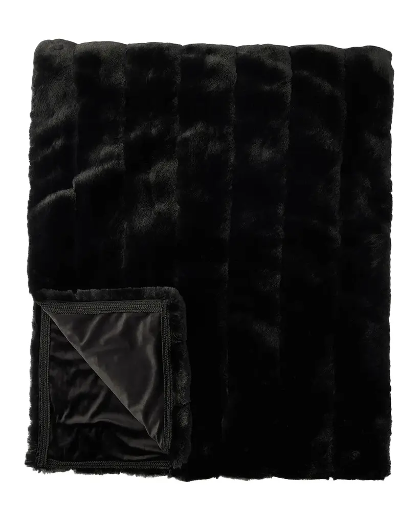 Faux Rex Rabbit Throw, 60" x 72" Faux Rex Rabbit Throw, 60" x 72"