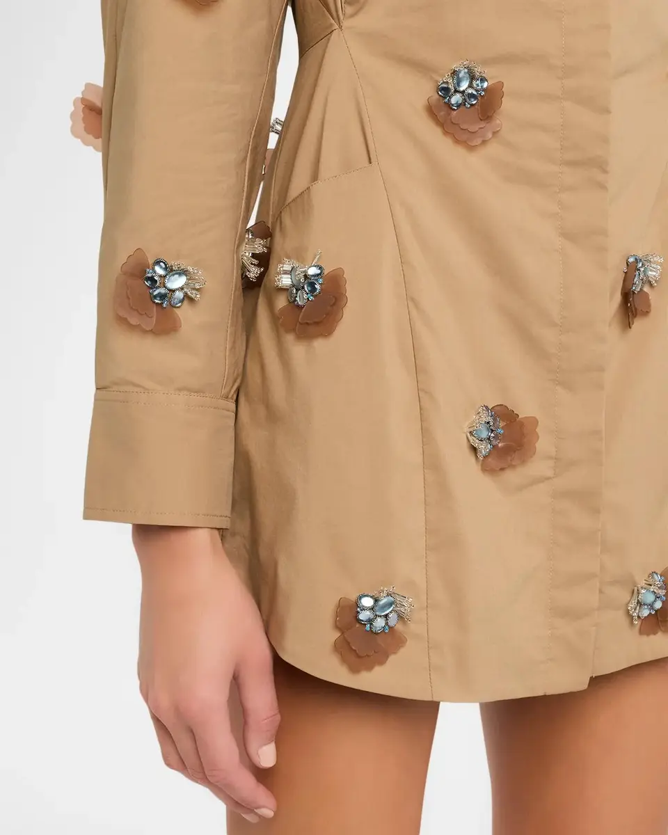 JBQ Tess Embellished Mini Shirtdress | Thumbnail 5 JBQ Tess Embellished Mini Shirtdress | Thumbnail 5