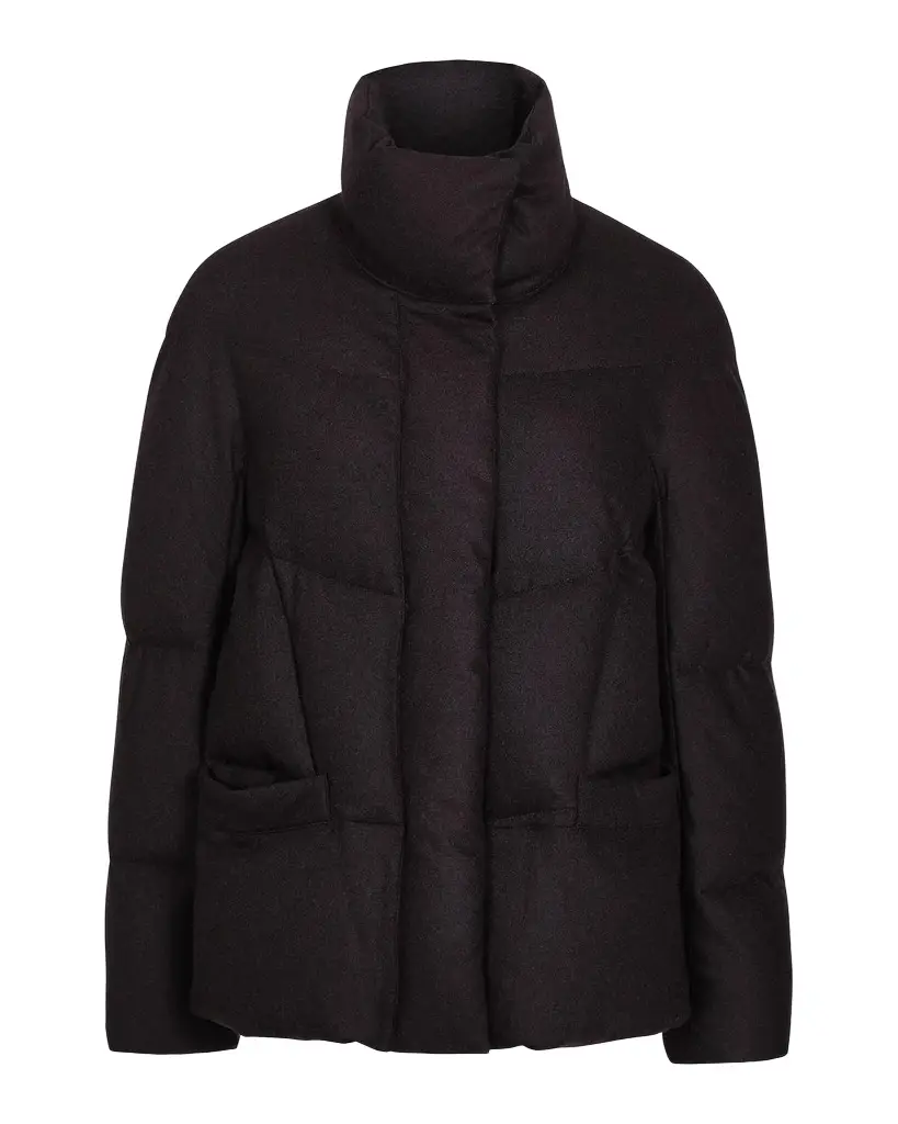 Warm Enough Wool-Blend Puffer Jacket