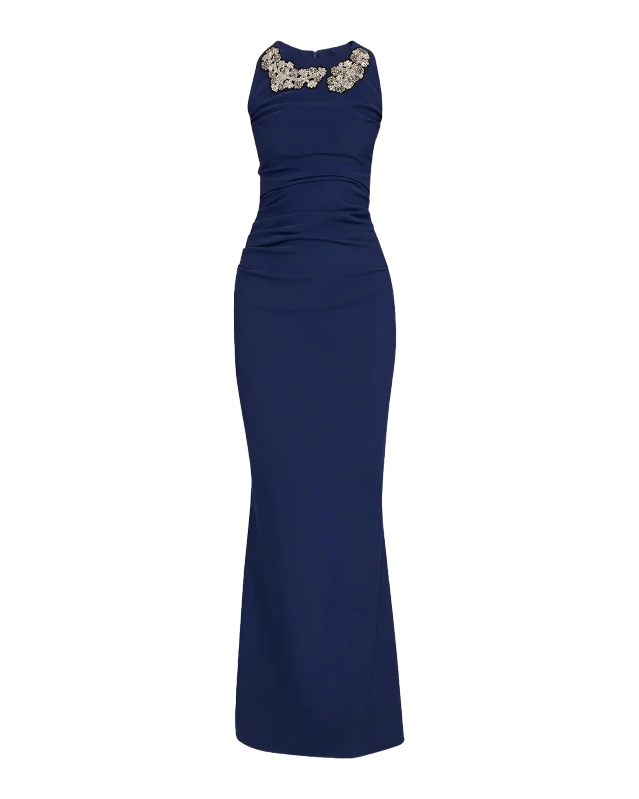 Sleeveless Applique Mermaid Gown Sleeveless Applique Mermaid Gown