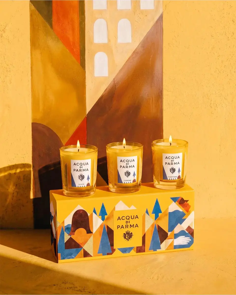 Acqua di Parma Holiday 3-Piece Scented Candle Set | Thumbnail 4 Acqua di Parma Holiday 3-Piece Scented Candle Set | Thumbnail 4