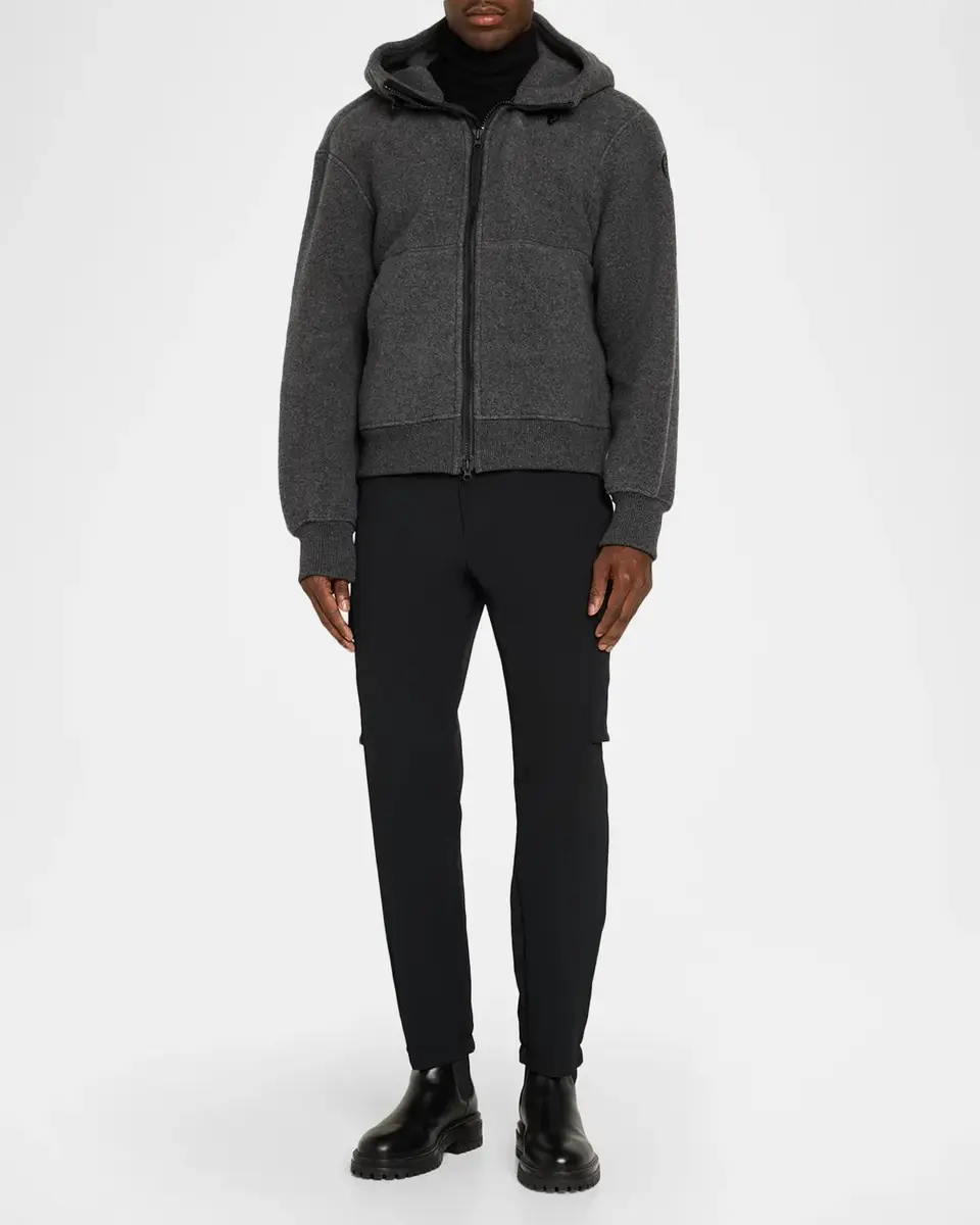 Canada Goose Men's Chilliwack Fleece Hooded Bomber Jacket | Thumbnail 2 Canada Goose Men's Chilliwack Fleece Hooded Bomber Jacket | Thumbnail 2