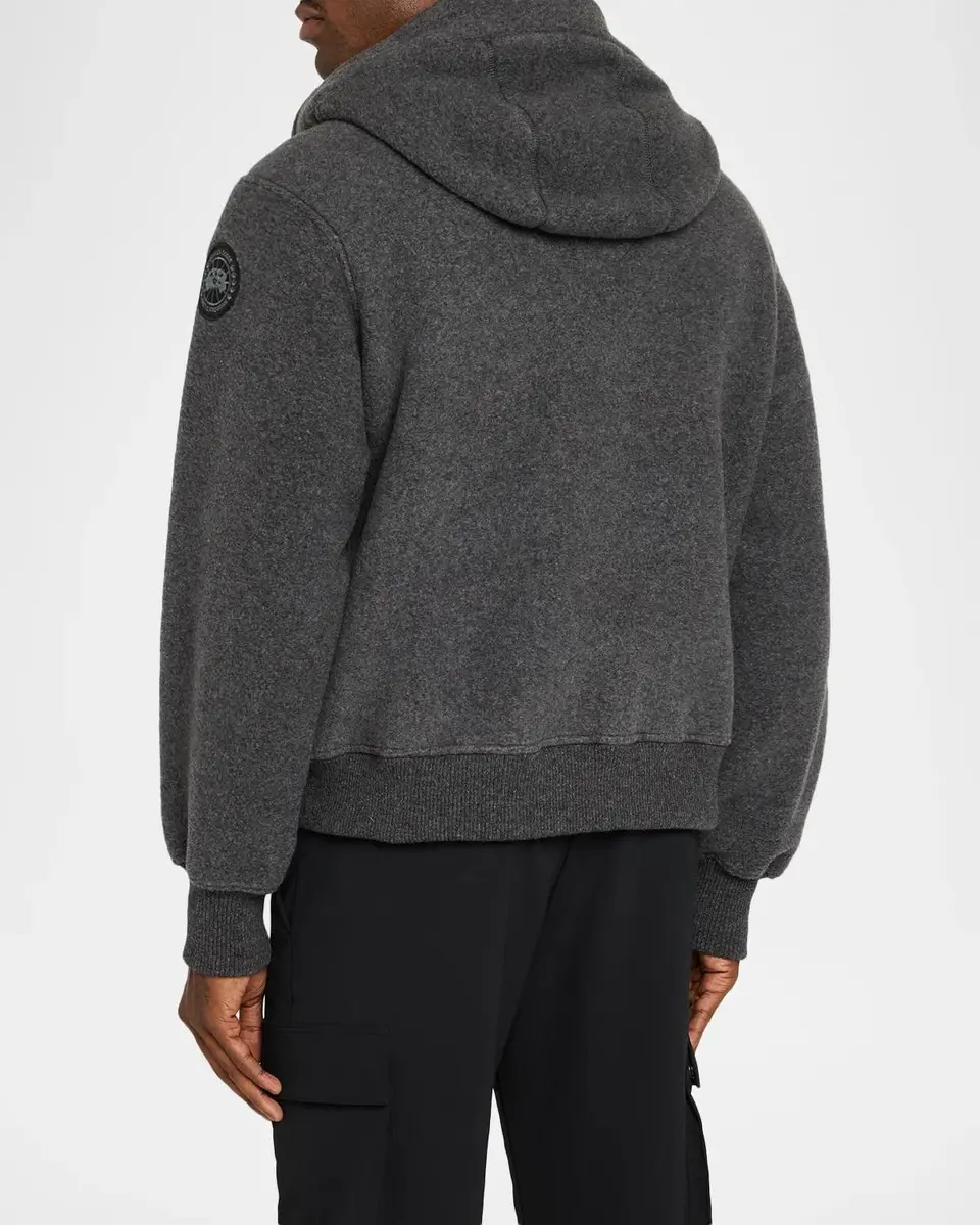 Canada Goose Men's Chilliwack Fleece Hooded Bomber Jacket | Thumbnail 3 Canada Goose Men's Chilliwack Fleece Hooded Bomber Jacket | Thumbnail 3
