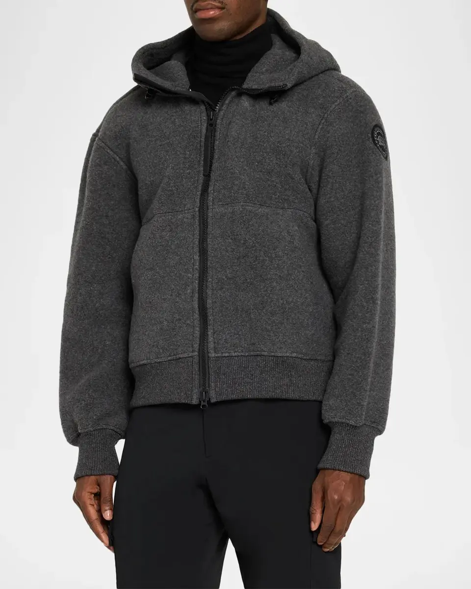 Canada Goose Men's Chilliwack Fleece Hooded Bomber Jacket | Thumbnail 4 Canada Goose Men's Chilliwack Fleece Hooded Bomber Jacket | Thumbnail 4