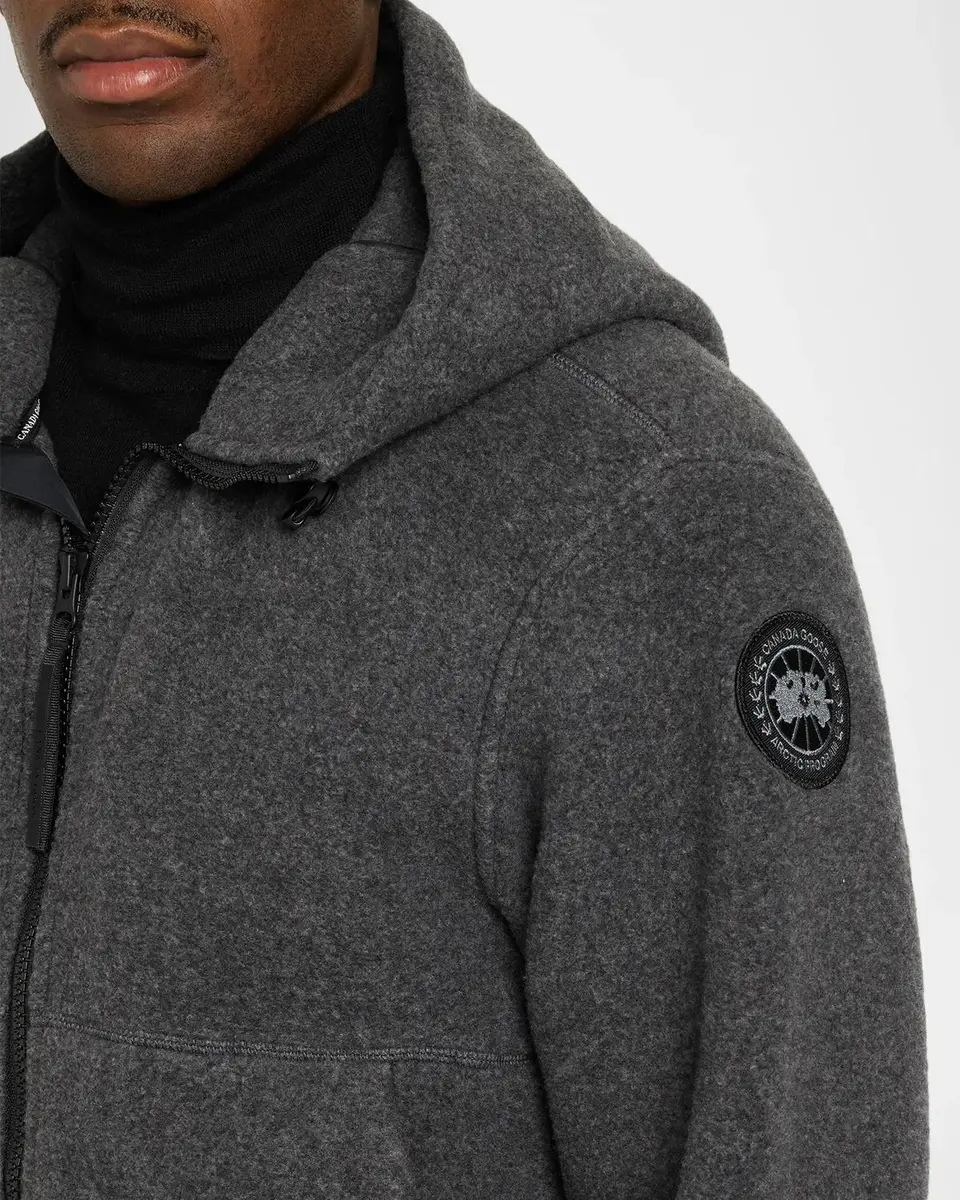 Canada Goose Men's Chilliwack Fleece Hooded Bomber Jacket | Thumbnail 5 Canada Goose Men's Chilliwack Fleece Hooded Bomber Jacket | Thumbnail 5