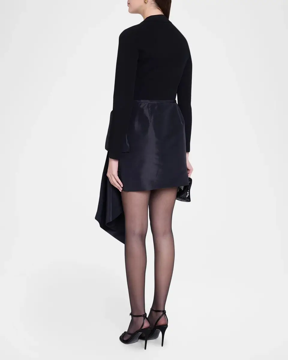 Simkhai Tedda Taffeta Knit Mini Dress | Thumbnail 3 Simkhai Tedda Taffeta Knit Mini Dress | Thumbnail 3