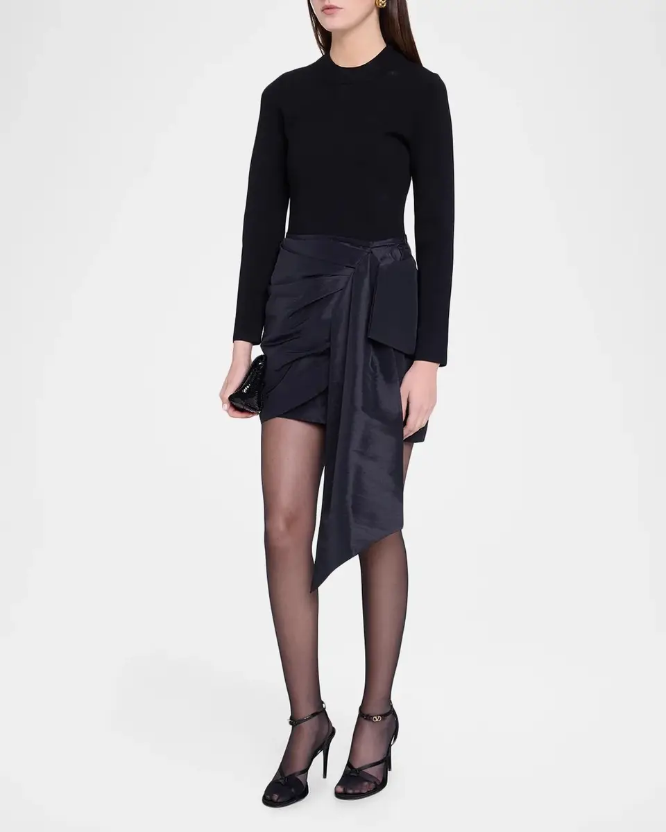 Simkhai Tedda Taffeta Knit Mini Dress | Thumbnail 4 Simkhai Tedda Taffeta Knit Mini Dress | Thumbnail 4