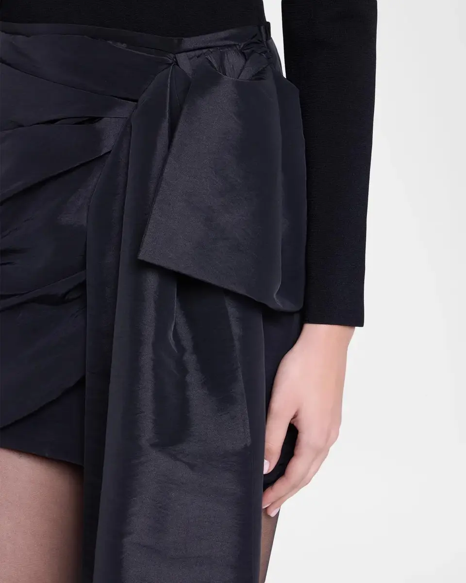 Simkhai Tedda Taffeta Knit Mini Dress | Thumbnail 5 Simkhai Tedda Taffeta Knit Mini Dress | Thumbnail 5