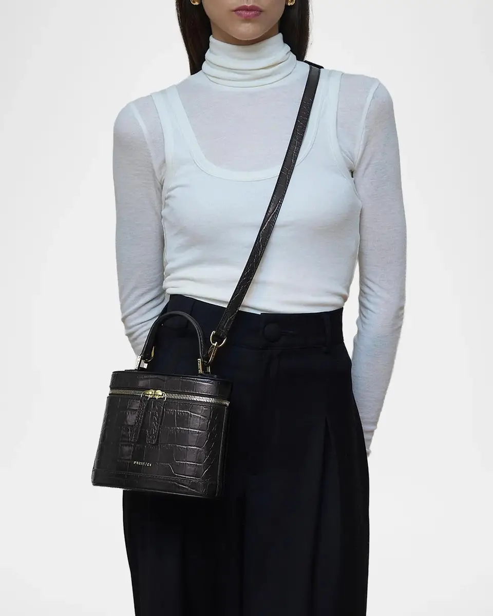 PARIS/64 Prismatic Embossed Leather Top-Handle Bag | Thumbnail 7 PARIS/64 Prismatic Embossed Leather Top-Handle Bag | Thumbnail 7
