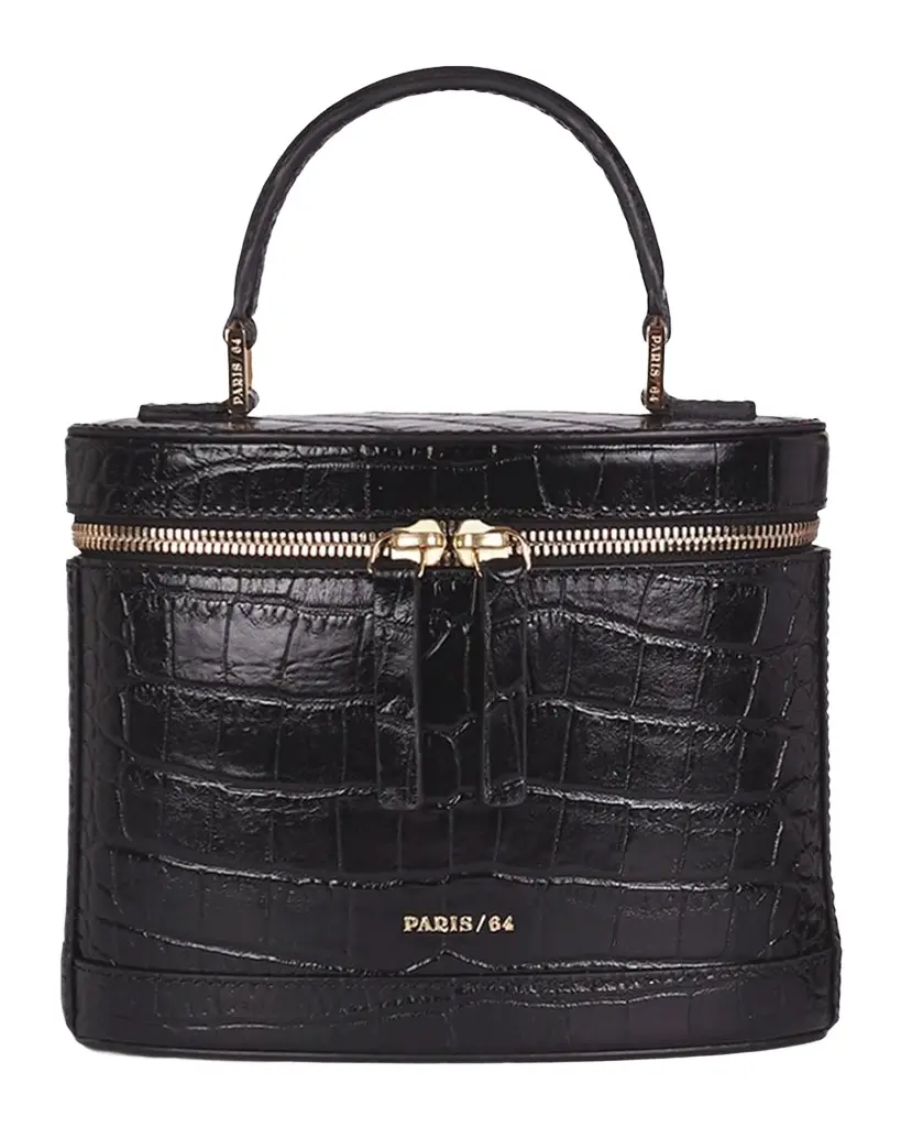 Prismatic Embossed Leather Top-Handle Bag Prismatic Embossed Leather Top-Handle Bag
