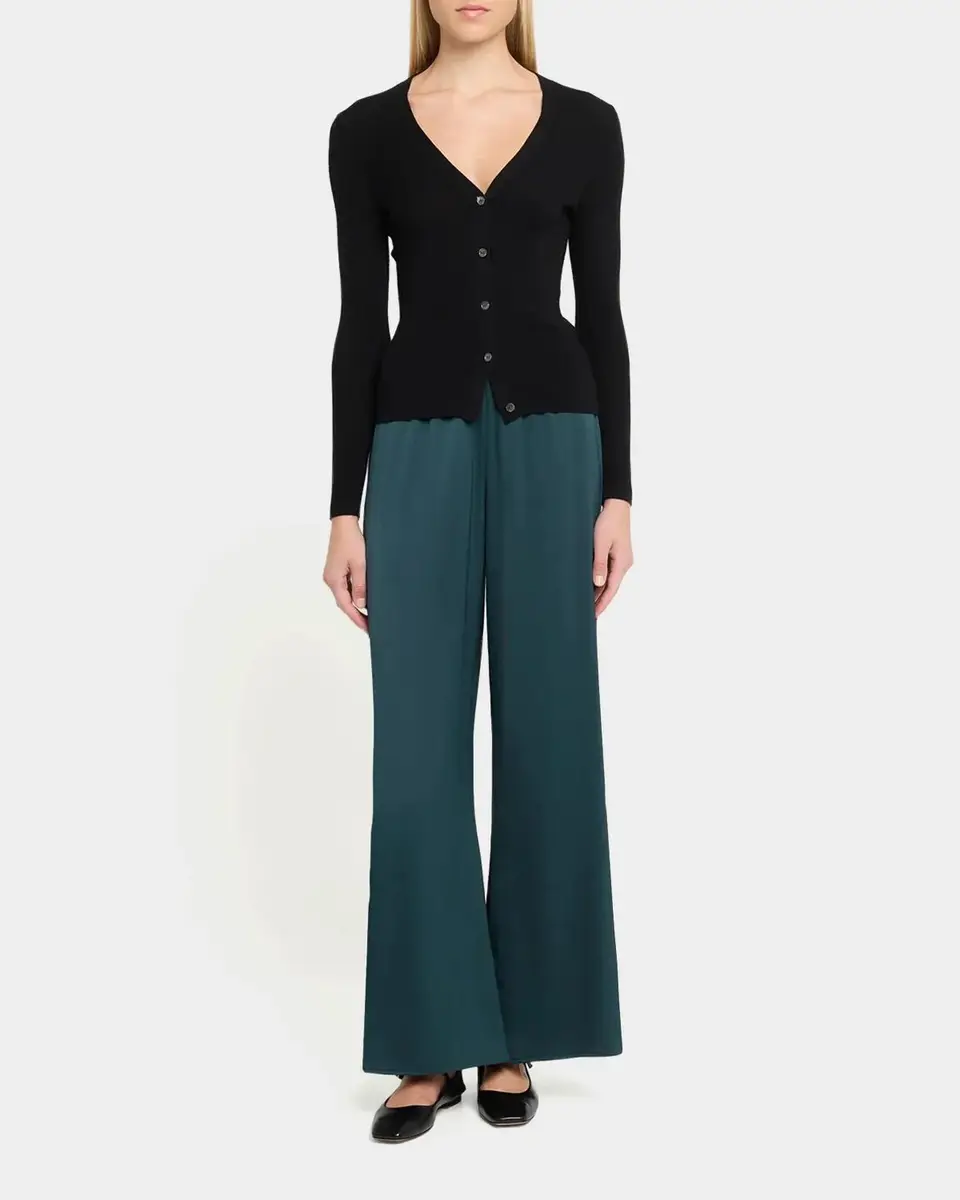 Simkhai Roni Satin Wide-Leg Pants | Thumbnail 2 Simkhai Roni Satin Wide-Leg Pants | Thumbnail 2