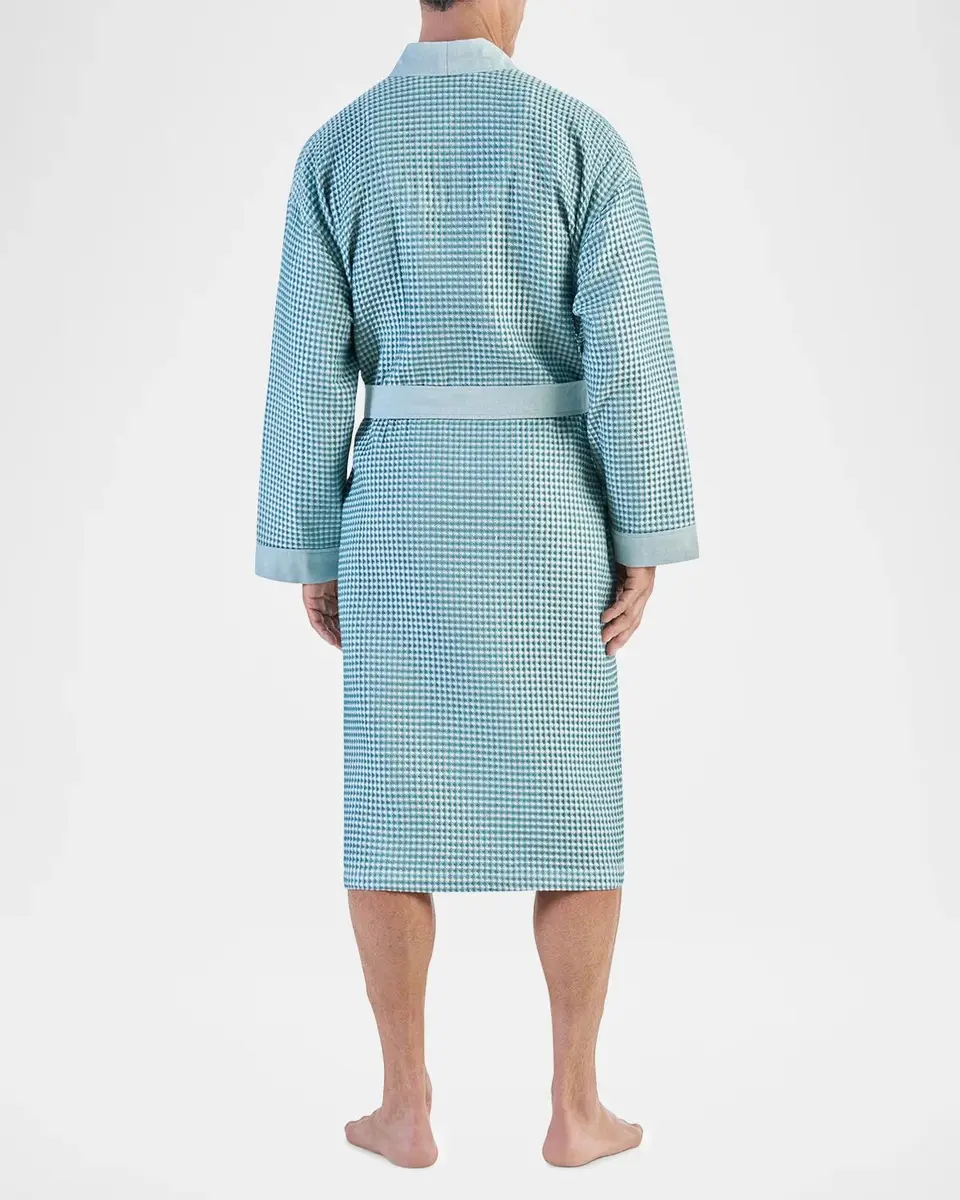 Majestic International Men's La Paz Woven Waffle Knit Robe | Thumbnail 3 Majestic International Men's La Paz Woven Waffle Knit Robe | Thumbnail 3