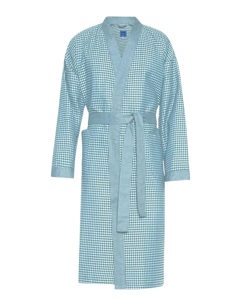 Majestic International Men's La Paz Woven Waffle Knit Robe