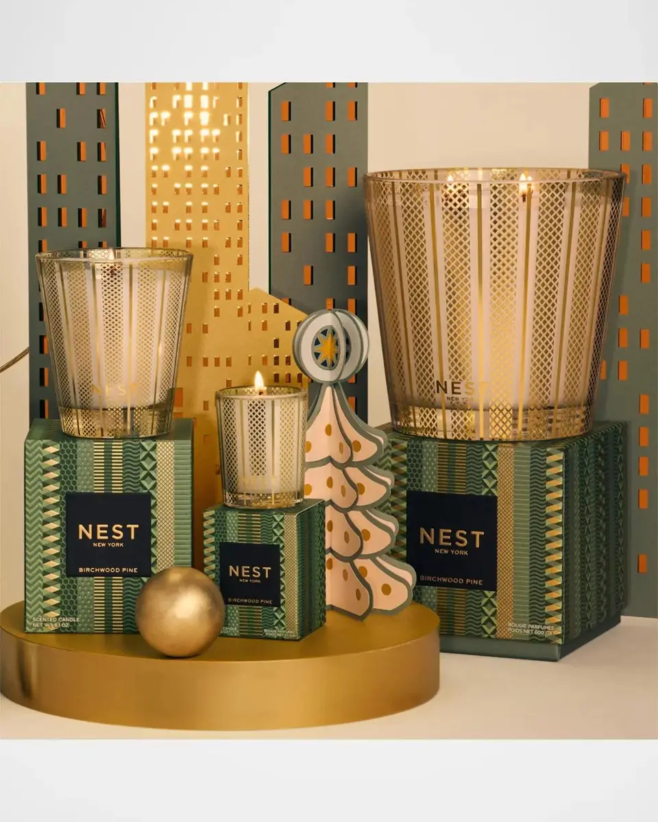 NEST New York Birchwood Pine Gold Classic Candle, 8.1 oz. | Thumbnail 2 NEST New York Birchwood Pine Gold Classic Candle, 8.1 oz. | Thumbnail 2