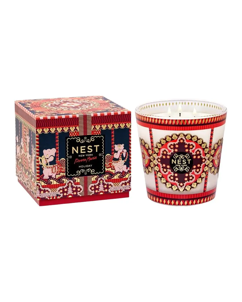NEST New York x Pierre Marie Holiday 3-Wick Candle, 21.1 oz.
