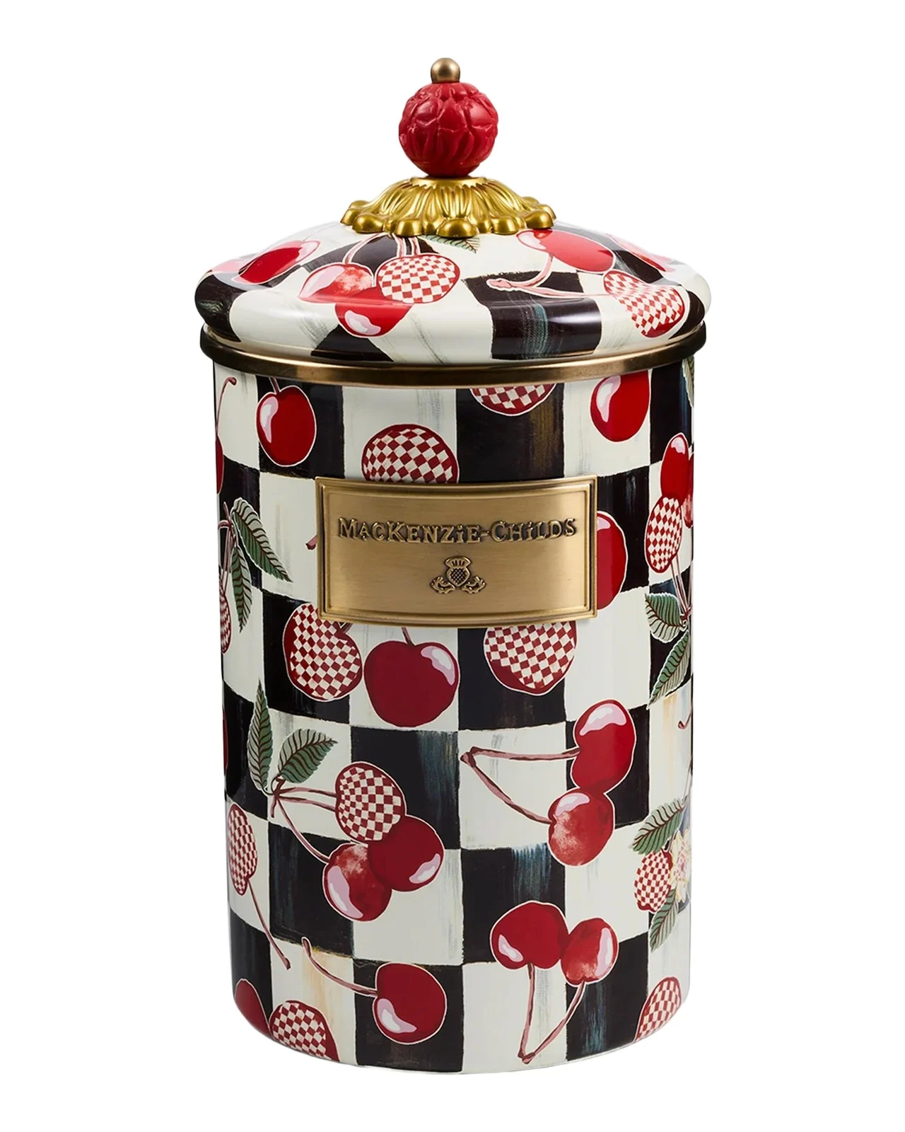 MacKenzie-Childs Mon Cheri Large Canister