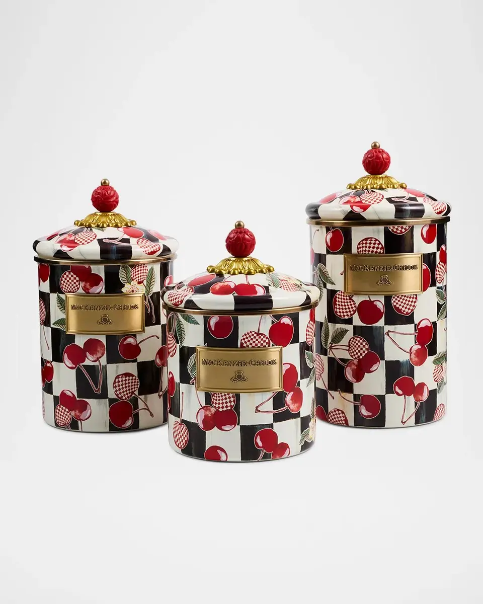 MacKenzie-Childs Medium Mon Cheri Canister | Thumbnail 3 MacKenzie-Childs Medium Mon Cheri Canister | Thumbnail 3