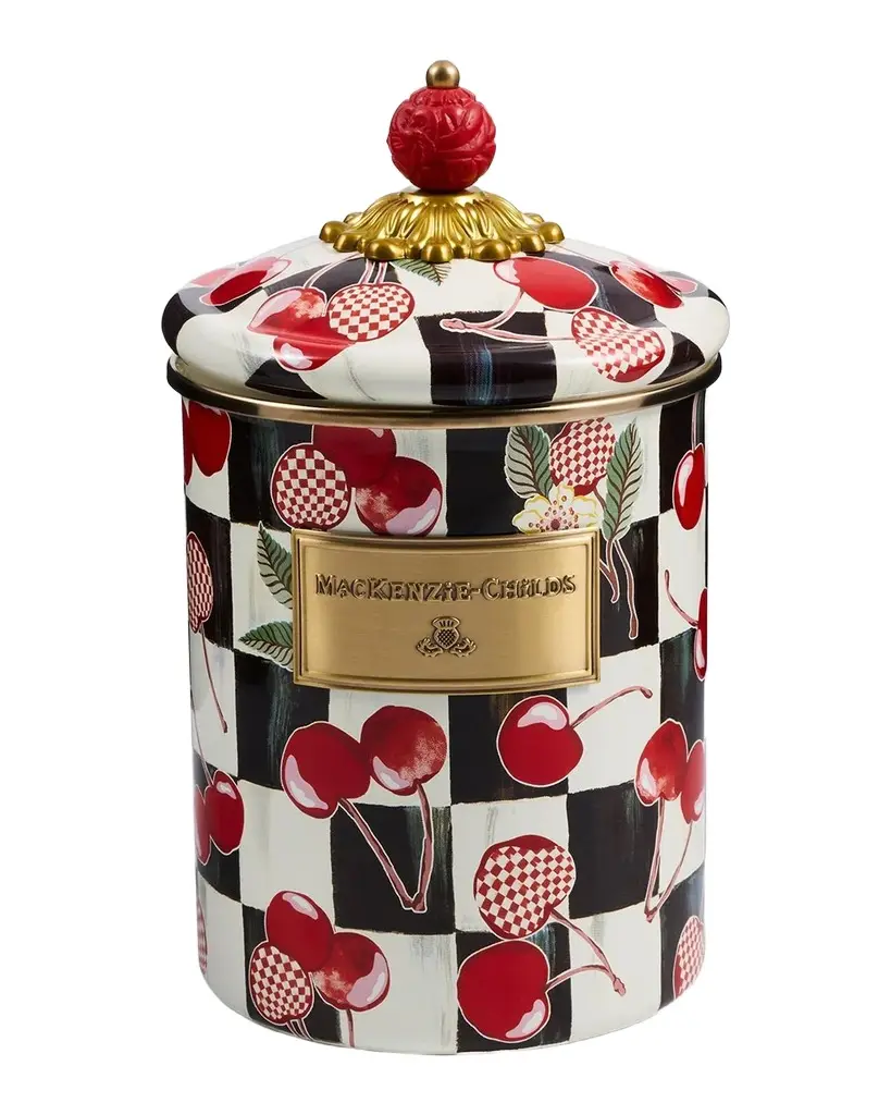 MacKenzie-Childs Medium Mon Cheri Canister
