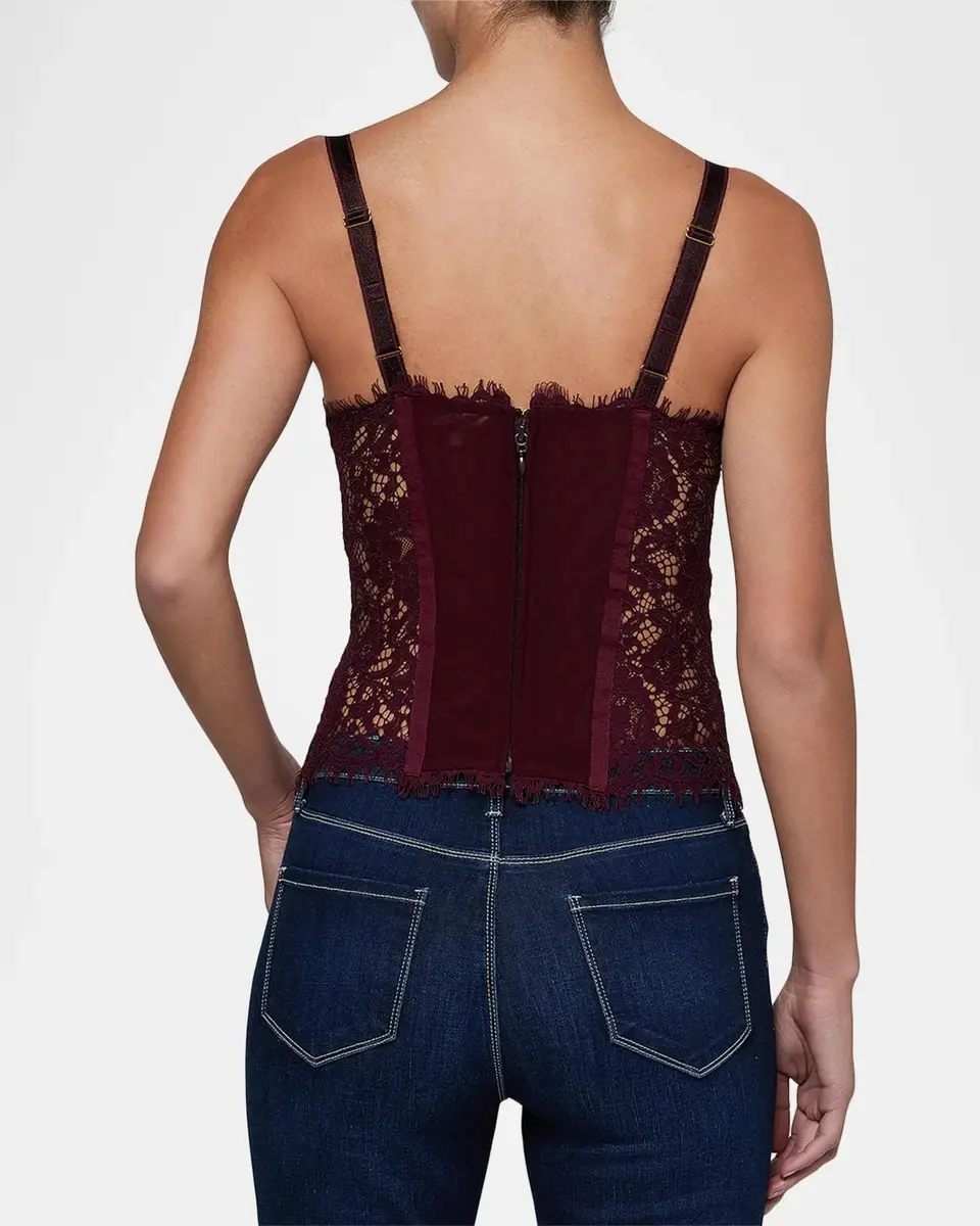 L'Agence Jenny Lace Bustier Top | Thumbnail 3 L'Agence Jenny Lace Bustier Top | Thumbnail 3