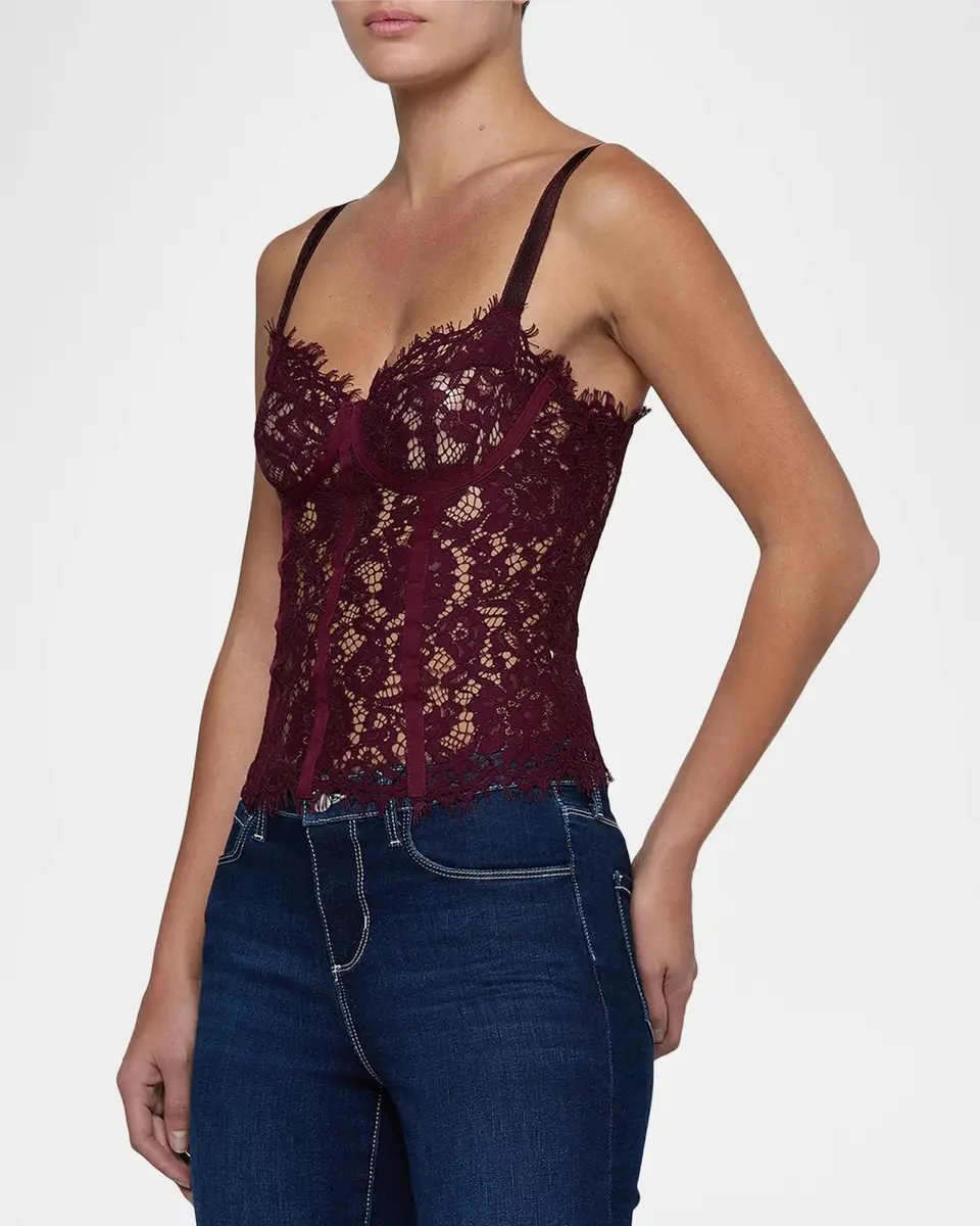 L'Agence Jenny Lace Bustier Top | Thumbnail 5 L'Agence Jenny Lace Bustier Top | Thumbnail 5