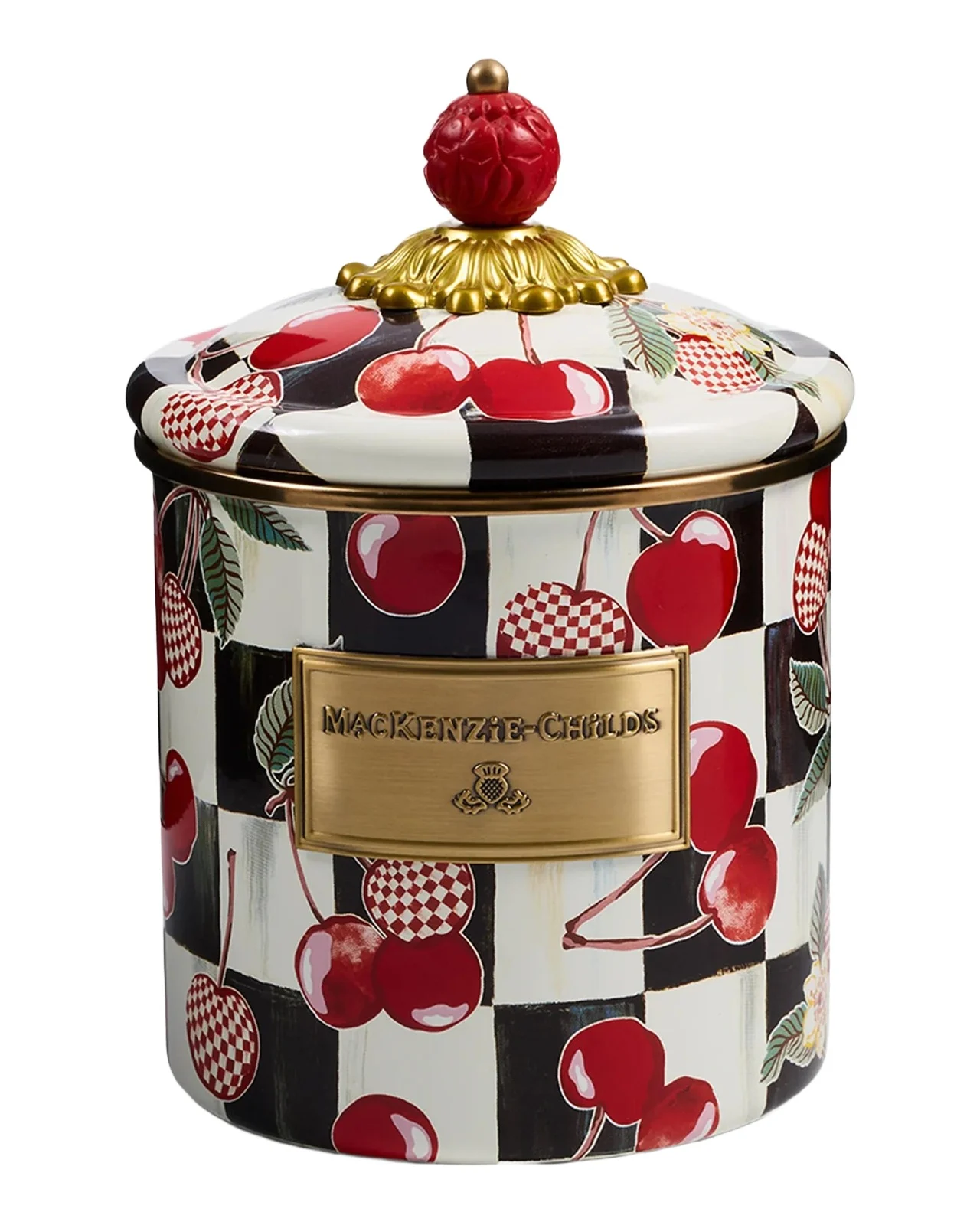 MacKenzie-Childs Mon Cheri Small Canister