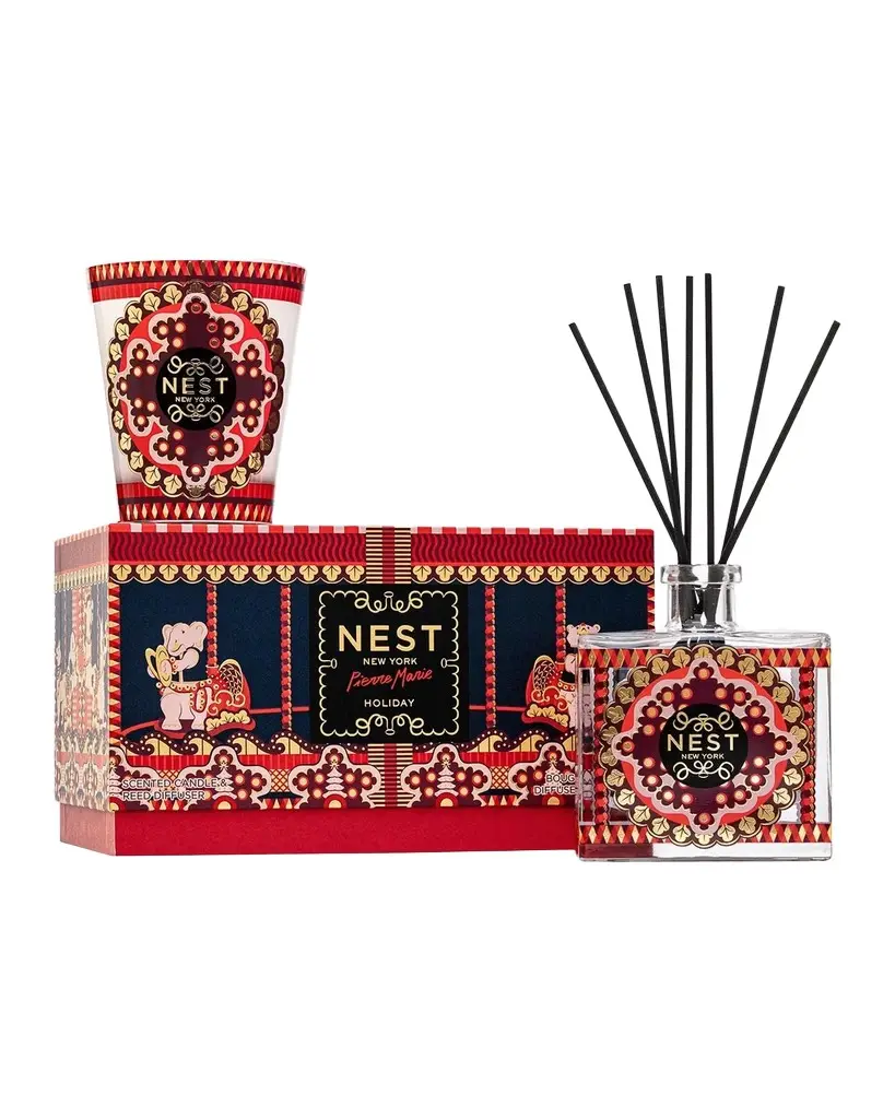 x Pierre Marie Holiday 2-Piece Home Fragrance Gift Set x Pierre Marie Holiday 2-Piece Home Fragrance Gift Set