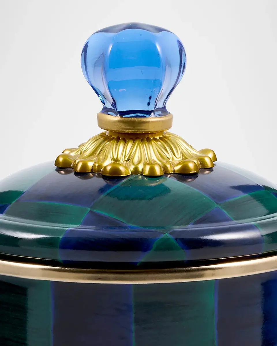 MacKenzie-Childs Juniper Check Small Canister | Thumbnail 2 MacKenzie-Childs Juniper Check Small Canister | Thumbnail 2