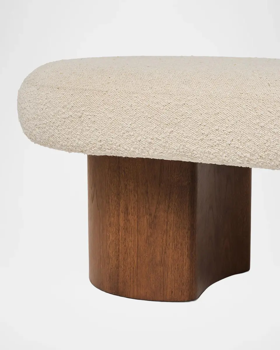 Interlude Home Caillou Boucle Bench | Thumbnail 4 Interlude Home Caillou Boucle Bench | Thumbnail 4