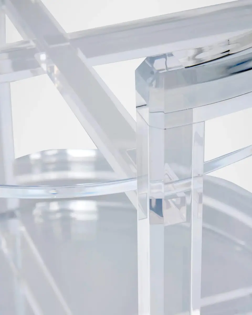 Interlude Home Diego Acrylic Bar Cart | Thumbnail 5 Interlude Home Diego Acrylic Bar Cart | Thumbnail 5