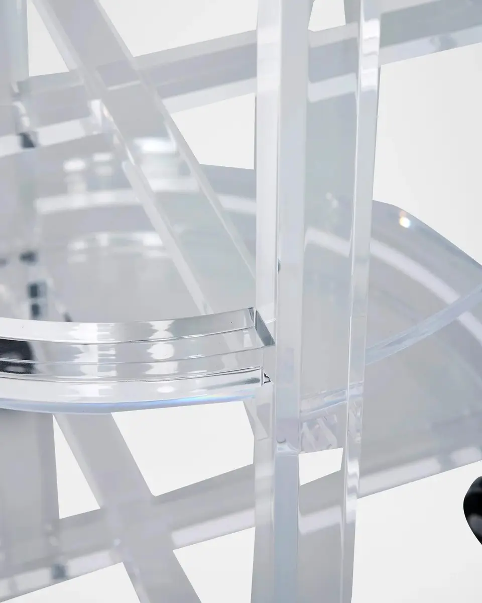 Interlude Home Diego Acrylic Bar Cart | Thumbnail 6 Interlude Home Diego Acrylic Bar Cart | Thumbnail 6