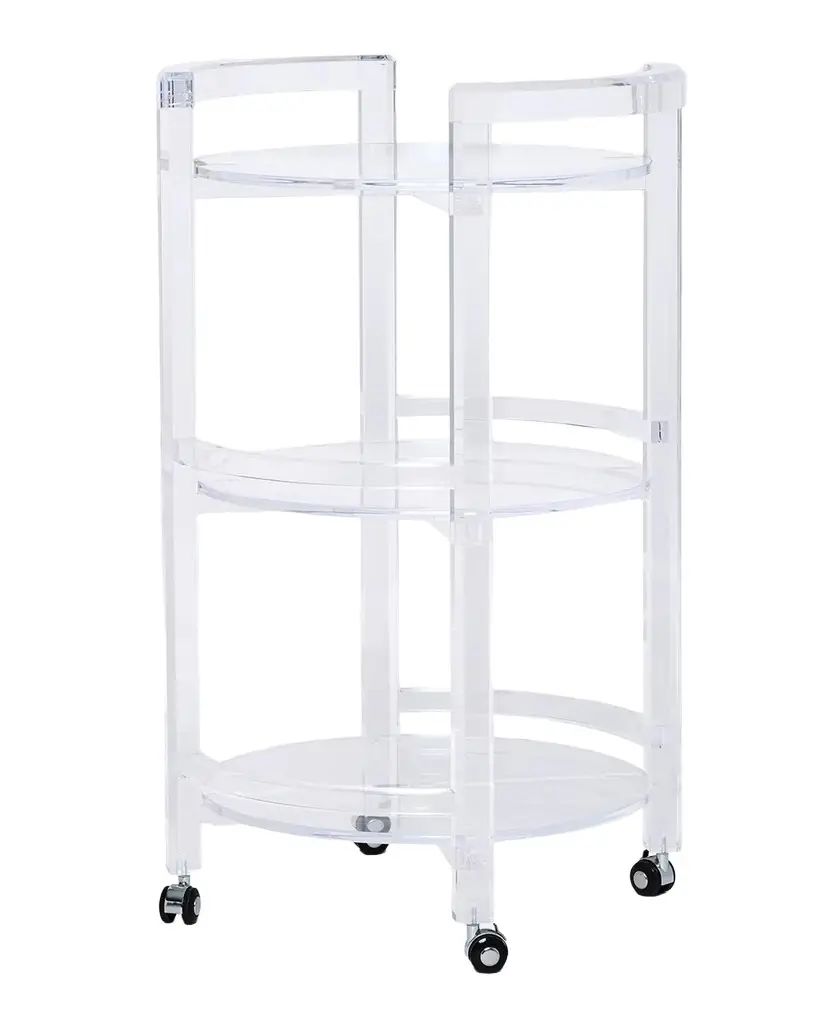 Interlude Home Diego Acrylic Bar Cart