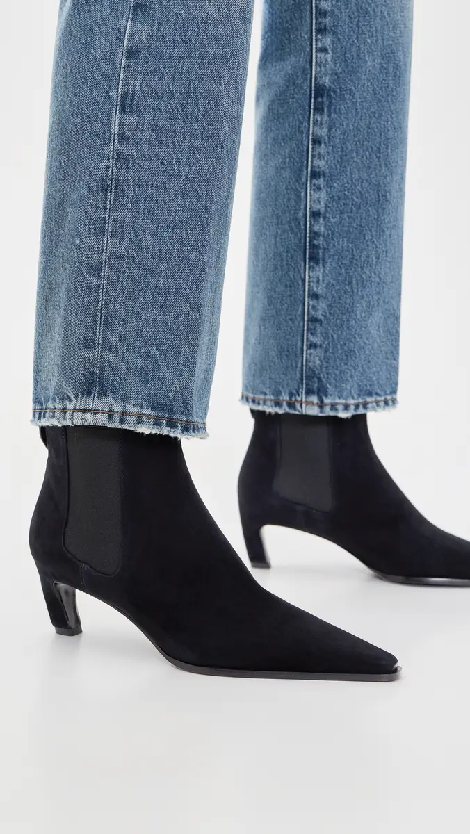 Tory Burch Romy Suede Chelsea Boots 45mm | Thumbnail 3 Tory Burch Romy Suede Chelsea Boots 45mm | Thumbnail 3