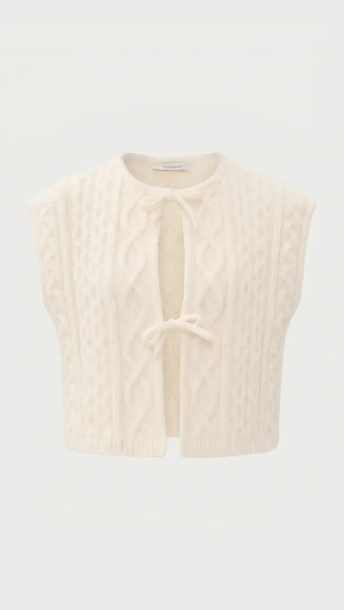Favorite Daughter The Cable Tie Vest | Thumbnail 2 Favorite Daughter The Cable Tie Vest | Thumbnail 2