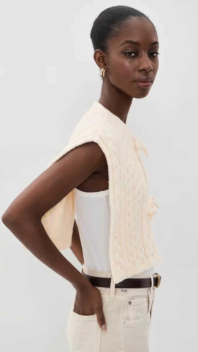 Favorite Daughter The Cable Tie Vest | Thumbnail 5 Favorite Daughter The Cable Tie Vest | Thumbnail 5