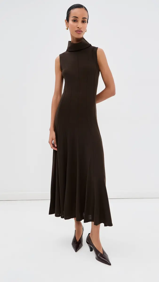 TWP Funnel Neck Sleeveless Wool Dress | Thumbnail 2 TWP Funnel Neck Sleeveless Wool Dress | Thumbnail 2