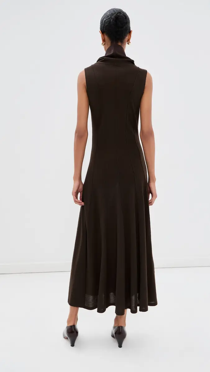 TWP Funnel Neck Sleeveless Wool Dress | Thumbnail 3 TWP Funnel Neck Sleeveless Wool Dress | Thumbnail 3