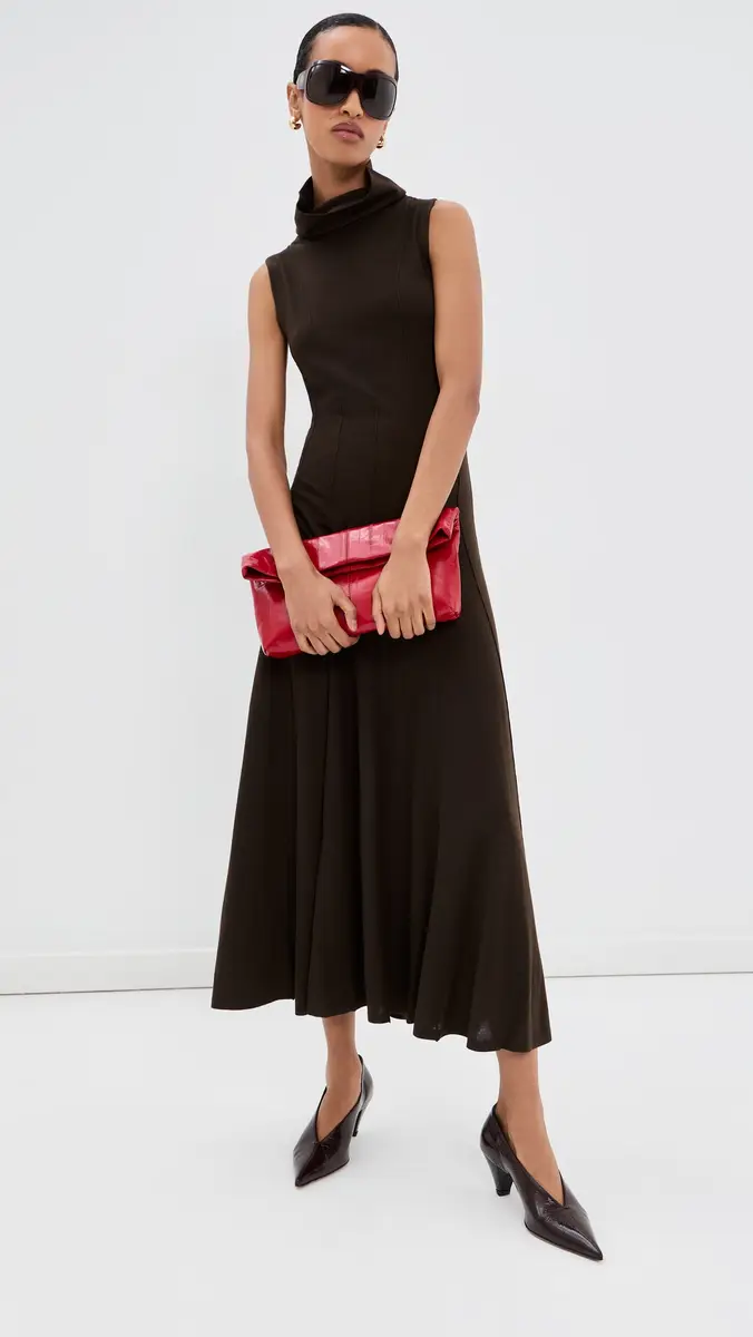 TWP Funnel Neck Sleeveless Wool Dress | Thumbnail 5 TWP Funnel Neck Sleeveless Wool Dress | Thumbnail 5