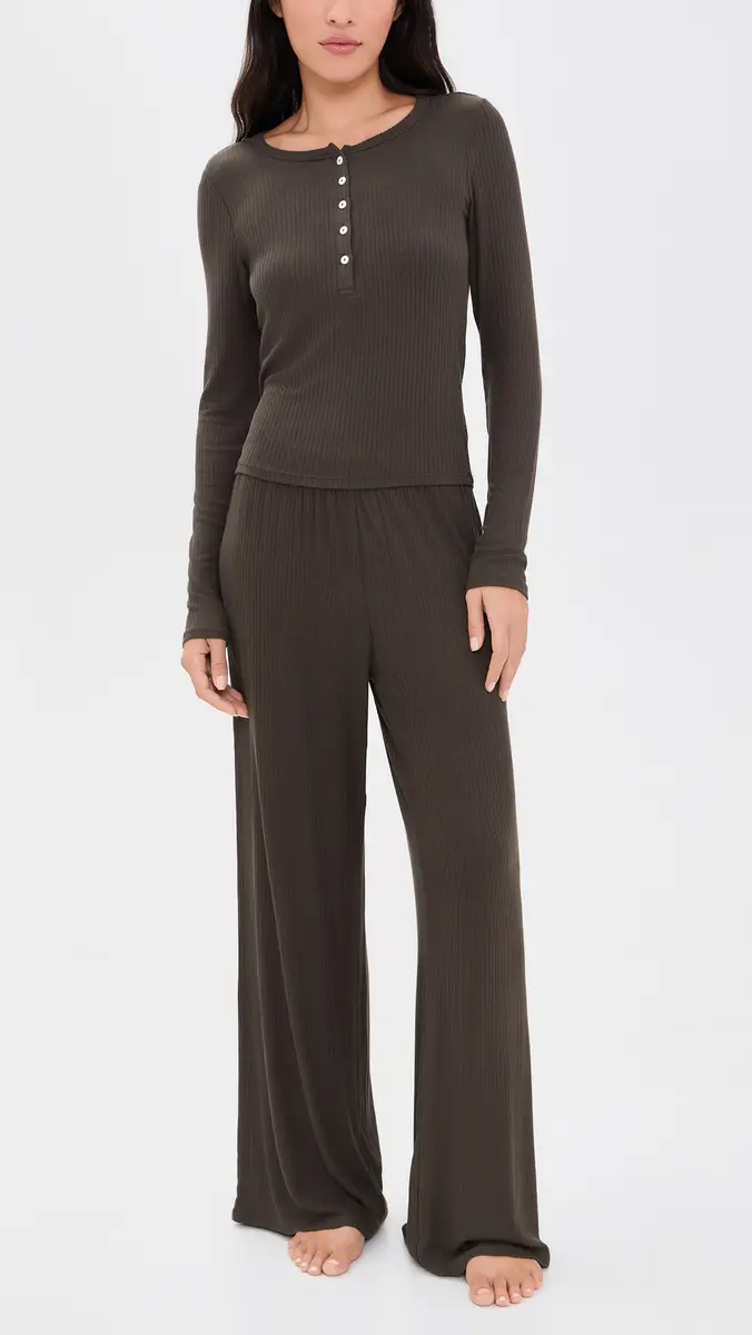 Z Supply Just Right Ribbed Pajama Pants | Thumbnail 5 Z Supply Just Right Ribbed Pajama Pants | Thumbnail 5