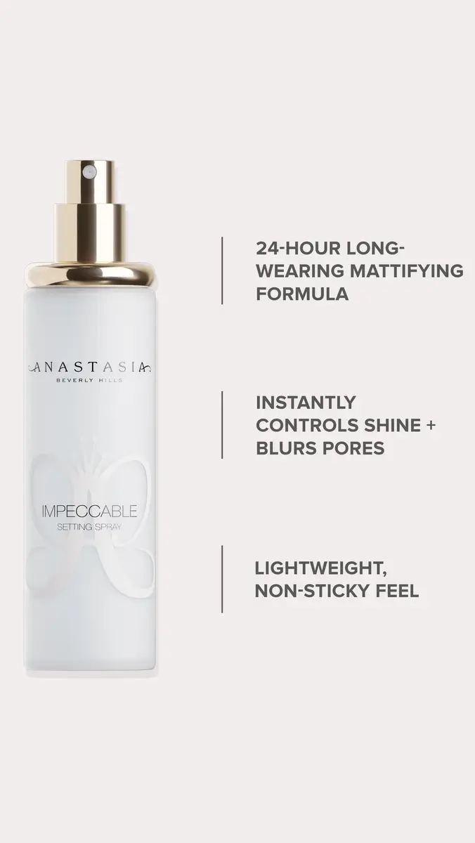 Anastasia Beverly Hills Impeccable Blurring Matte Setting Spray No Color | Thumbnail 6 Anastasia Beverly Hills Impeccable Blurring Matte Setting Spray No Color | Thumbnail 6