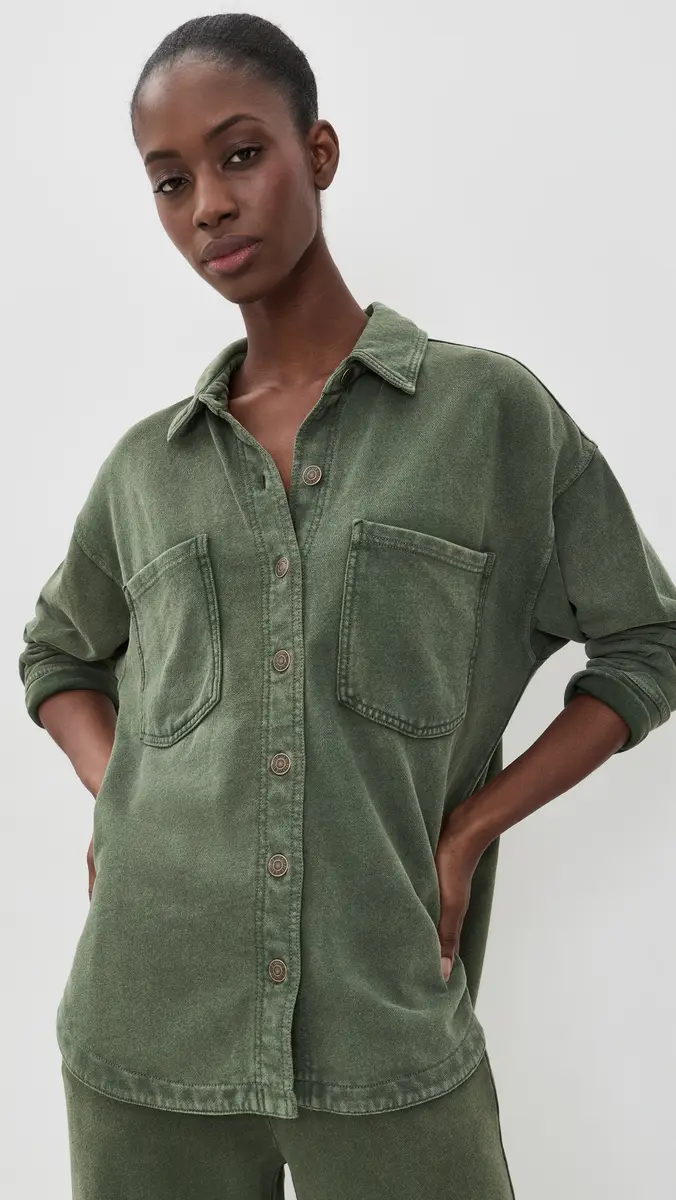 Z Supply All Day Knit Button Down Shirt | Thumbnail 2 Z Supply All Day Knit Button Down Shirt | Thumbnail 2