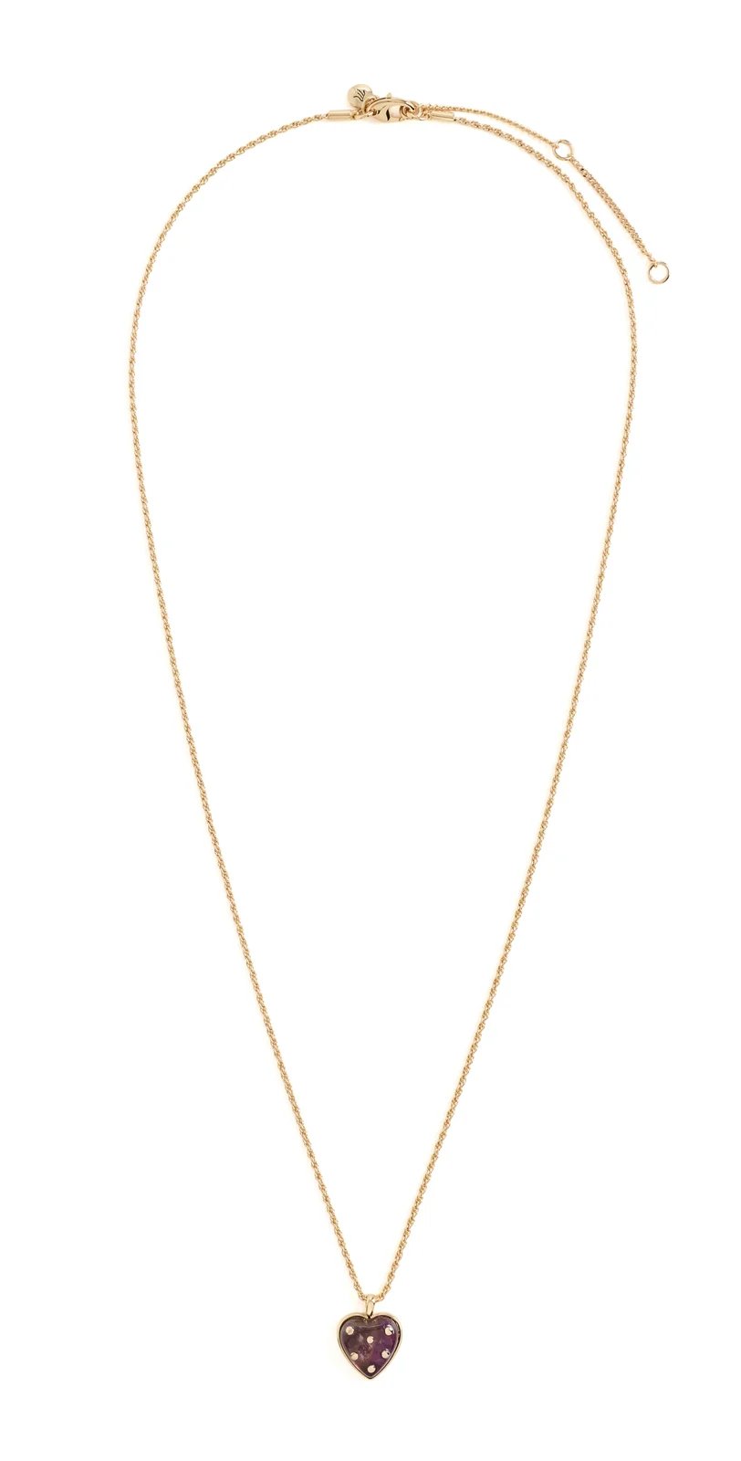 Polka Dot Heart Chain Necklace Polka Dot Heart Chain Necklace