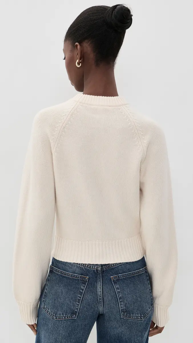 Sporty & Rich Riding Club Knitted Boxy Wool Sweater | Thumbnail 3 Sporty & Rich Riding Club Knitted Boxy Wool Sweater | Thumbnail 3