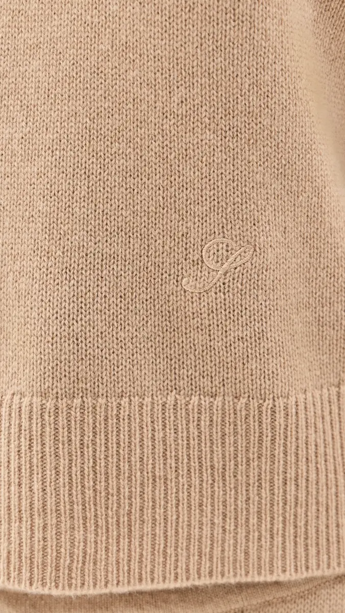 Sporty & Rich Logo Cashmere Polo | Thumbnail 6