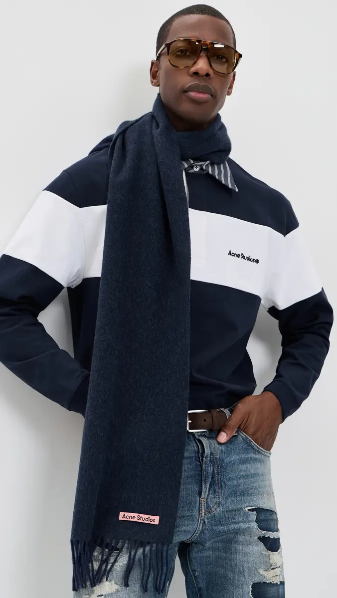 Acne Studios Canada Skinny Wool Scarf | Thumbnail 4 Acne Studios Canada Skinny Wool Scarf | Thumbnail 4